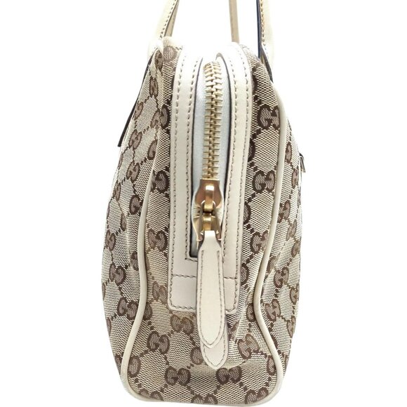 567258AD Gucci Tote Bag Brown Nylon - Picture 2 of 9